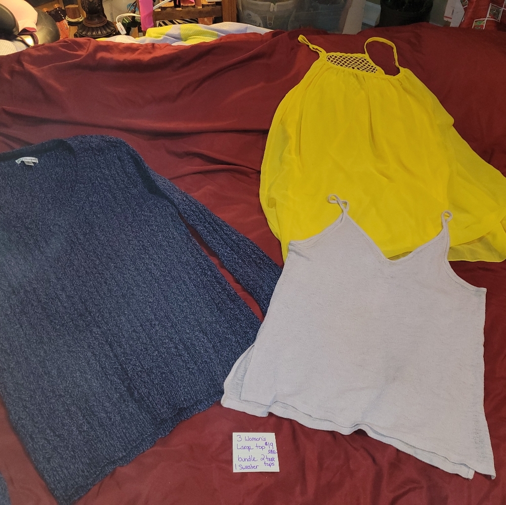 3 large women's Tops